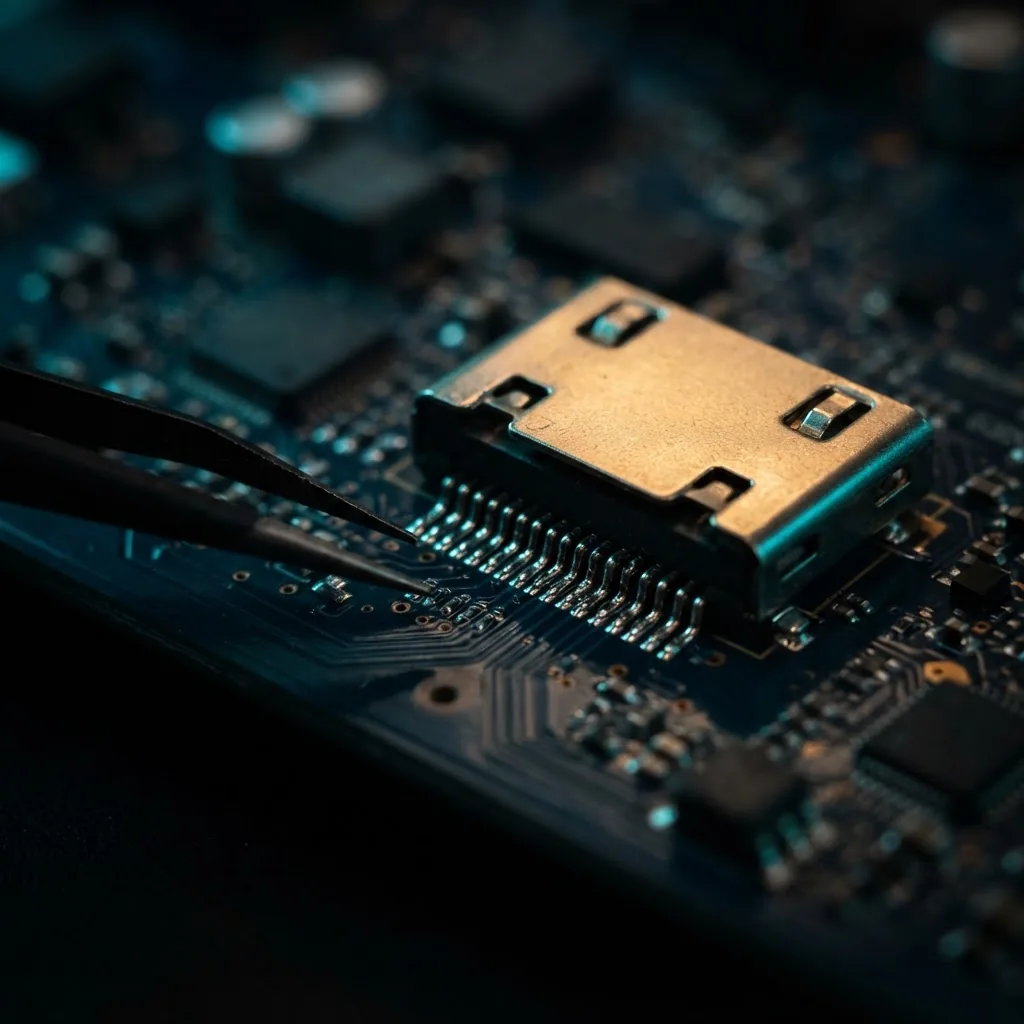 Imagen ilustrativa: Reparación de puerto HDMI