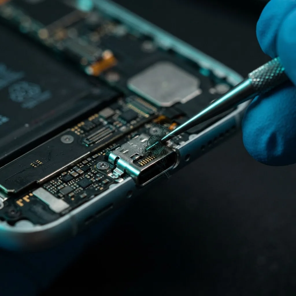 Imagen ilustrativa: Reparación de carga USB-C